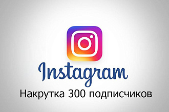 300 подписчиков instagram