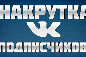 Добавлю тысячу подписчиков на страницу ВКонтакте. 1000 друзей
