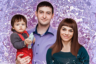 Рисую цифровые портреты по фото