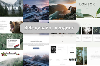 Веб-дизайн , лендинг