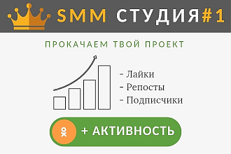 Выгодное предложение. Подписчики в Одноклассники + бонус лайки, репосты