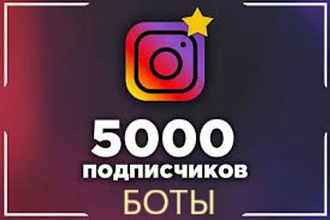 5К подписчиков instagram + 1K лайков