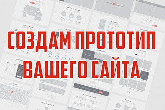 Создание прототипа страницы продающего сайта от профессионала