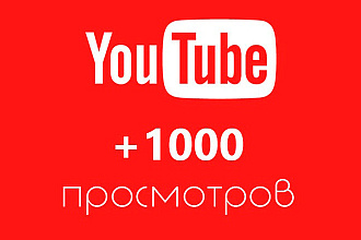 Просмотры. 1000 качественных просмотров на видео