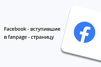 Facebook - вступившие в fanpage - страницу. Весь мир 300