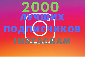 2000 премиум подписчиков в Инстаграм