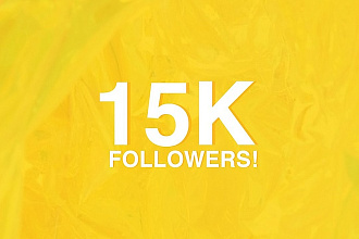 Добавлю 15000 подписчиков на ваш аккаунт instagram