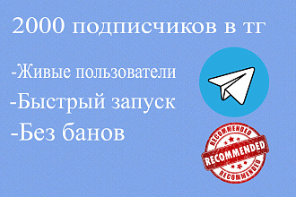 2000 живых пользователей в канал