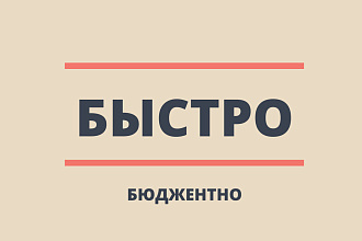 Качественный бюджетный логотип