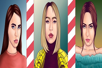 Рисую цифровые портреты по фото