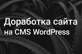 Любые доработки сайта на wordpress