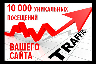 10000 посетителей на ваш сайт