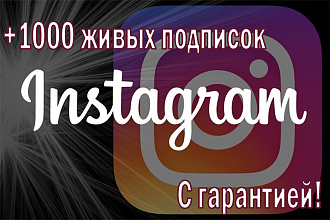+800 живых подписчиков в Инстаграм +Гарантия