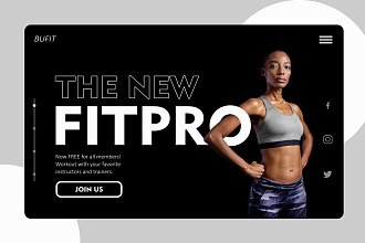 Landing page and web site