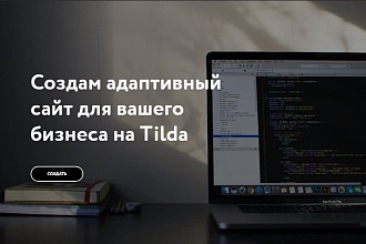 Создам продающий и адаптивный сайт для вашего бизнеса на Tilda