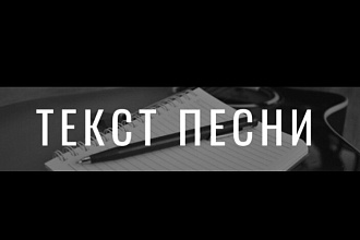 Напишу текст для вашего хита