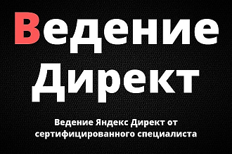 Ведение Яндекс Директ 14 дней от сертифицированного специалиста