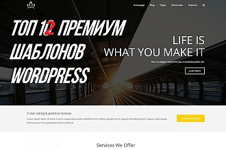 Новые 12 премиум шаблоны Wordpress