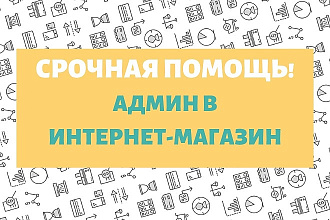 Срочная помощь по интернет-магазину