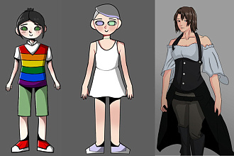 Рисунки на заказ в различных стилях