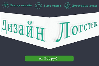 Дизайн логотипа по вашему желанию