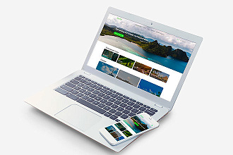 Разработка современного дизайна Landing Page в PSD