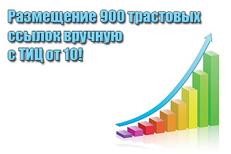 Размещу 900 трастовых ссылок