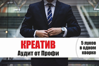 Креатив - Аудит от Профи - анализ, оценка, дизайн креатива