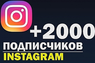 2000 живых и активных подписчиков в Instagram