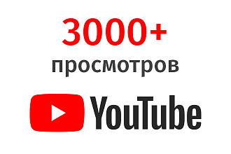 3000+ просмотров в Youtube