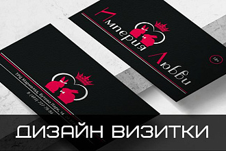 Создам макет визитки