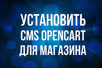 Установка и настройка CMS OpenCart для интернет-магазина