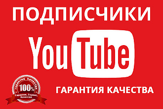 Гарантированные подписчики YouTube