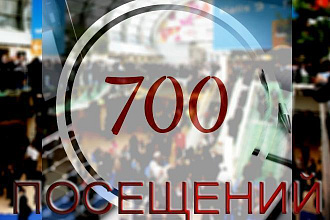 Организую 700 посещений до 1.5 минуты на каждое