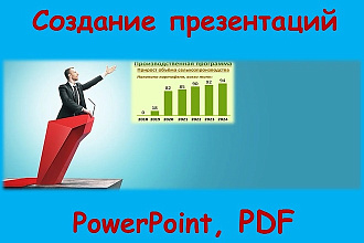 Создание презентаций для бизнеса, конференций, лекций, вебинаров