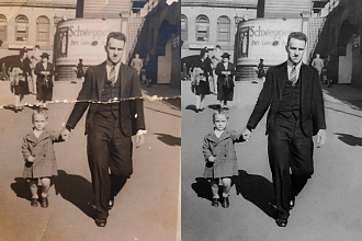 Ретушь, восстановление и колоризация старых фотографий
