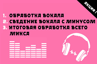 Сведение вокала с минусом. Обработка вокала