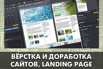 Вёрстка сайтов, Landing Page и интернет-магазинов