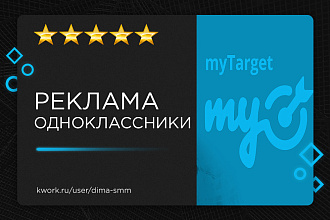 Таргетированная реклама Одноклассники. MyTarget. Настройка и ведение