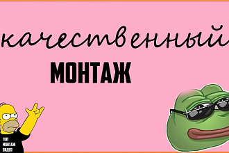Сделаю качественный монтаж
