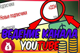 Качественно веду каналы в Ютубе, Менеджер и администратор вашего канала