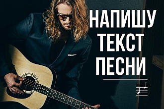 Напишу, переделаю текст для вашей песни, стихотворения