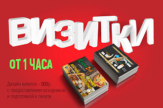Создание макета визитки