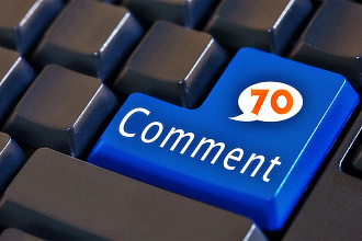Добавлю на сайт или канал 70 комментариев
