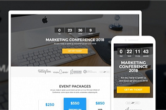 Сверстаю ваш landing page по макету