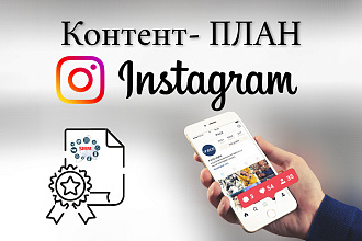 Визуал Контент ПЛАН в Instagram