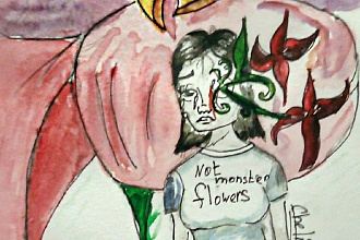 Рисую в акварельной технике