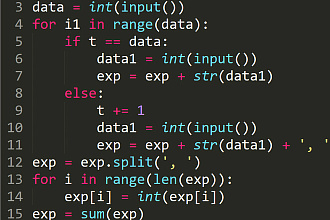 Напишу скрипт на Python