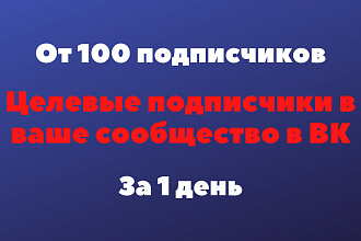 Приведу целевых подписчиков в ваше сообщество