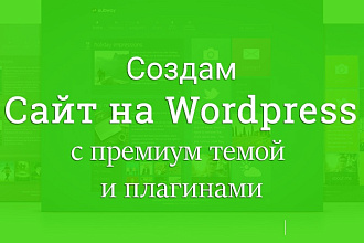 Создам сайт на Wordpress с премиум темой